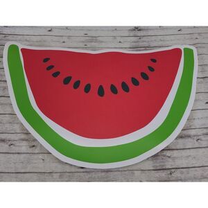 Vintage Vinyl Placemat Set Of 6 Watermelon‎ K-Mart